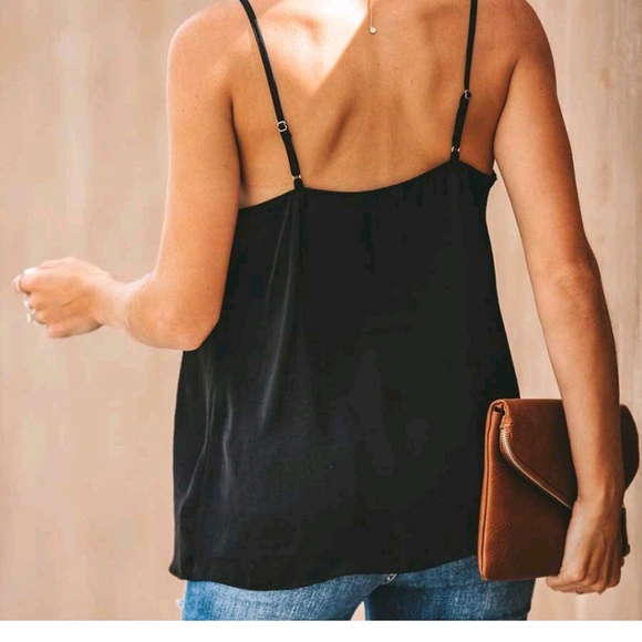 Casual solid color camisole. - Picture 3 of 5